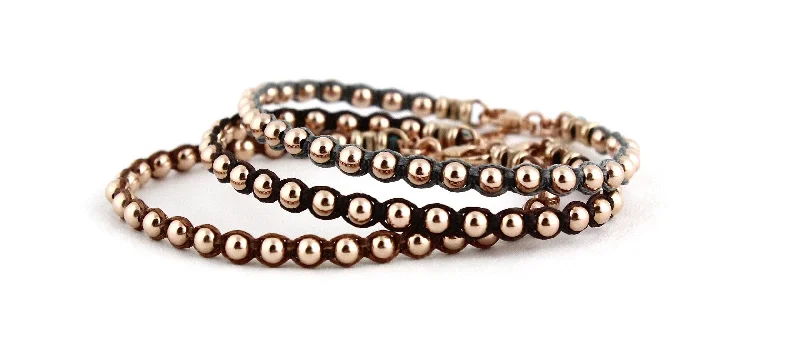 Teenie Strand Bracelet in Rose Gold