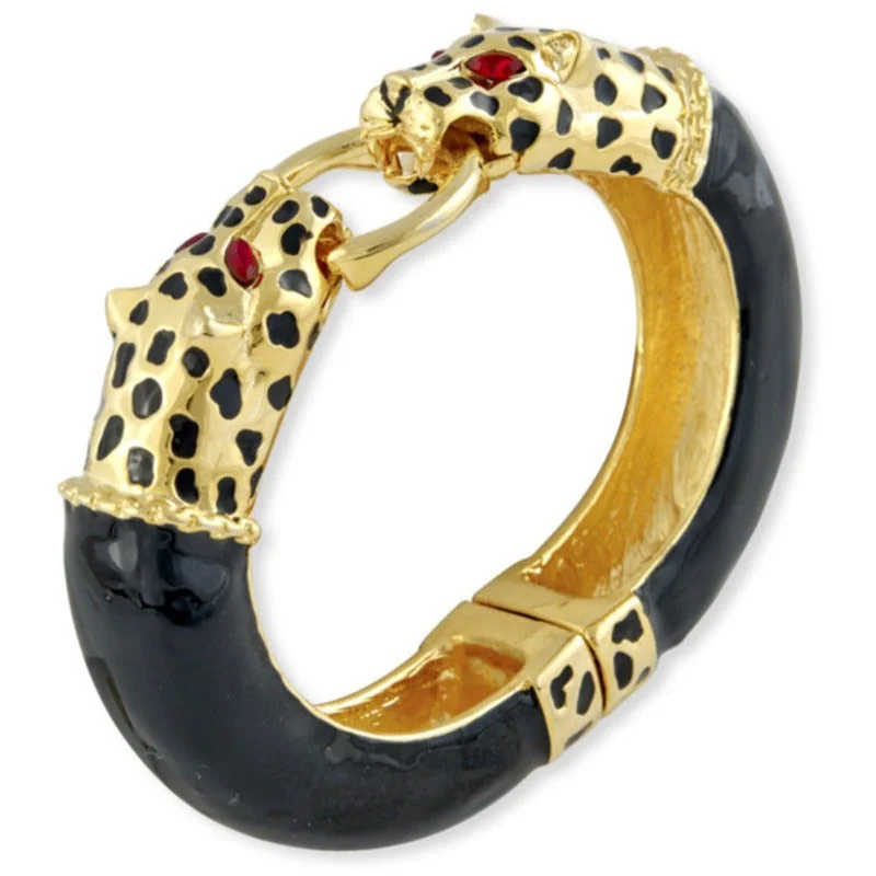 Black Leopard Bangle