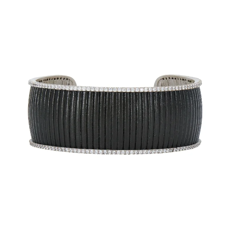 Industrial Finish Ribbed Metro Cuff