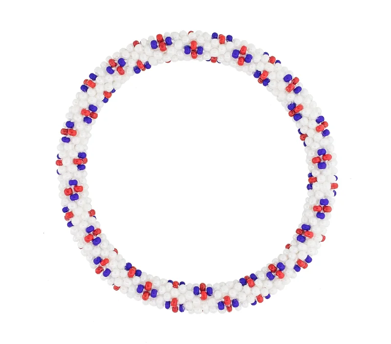 8 inch Roll-On® Bracelet <br> Patriotic Party Girl