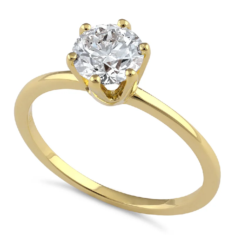 14K Gold 1.00 ct. Lab Grown Diamond Ring