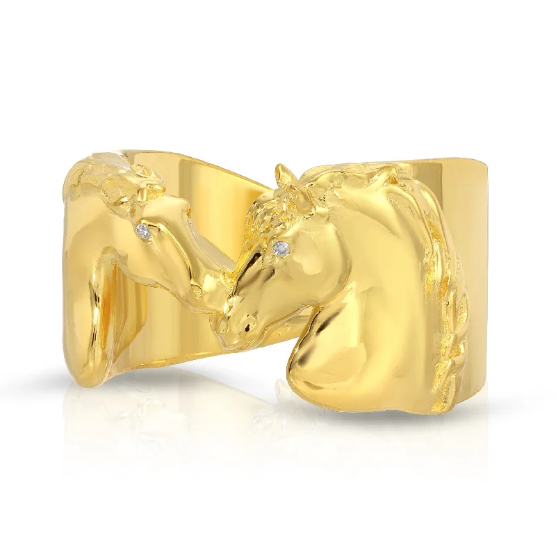 Stallion Horse Ring (Diamond Eyes)