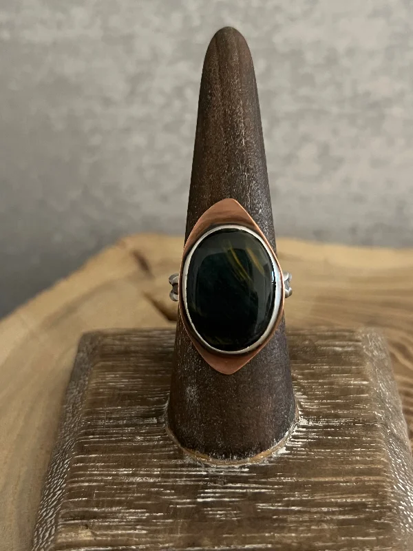 Tigers Eye Double Teardrop