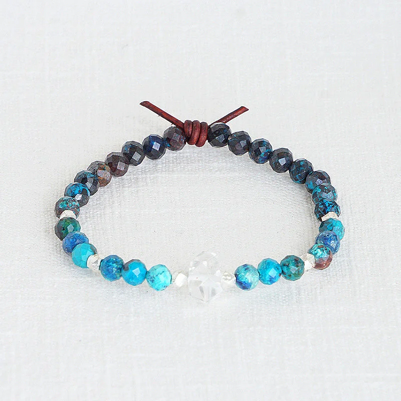 Soul Sister Mini Bracelet - Azurite | Gemstone Friendship Bracelet