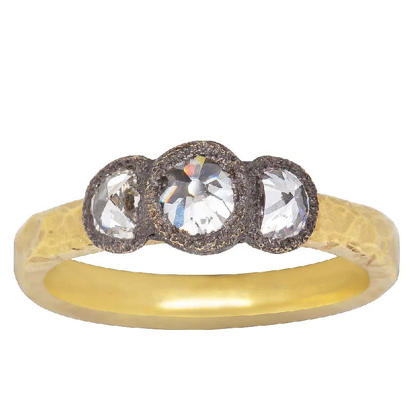 18ct Yellow Gold Inverted 1.23ct Diamond Ring