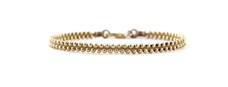 Teenie Classic Bead Bracelet in Gold