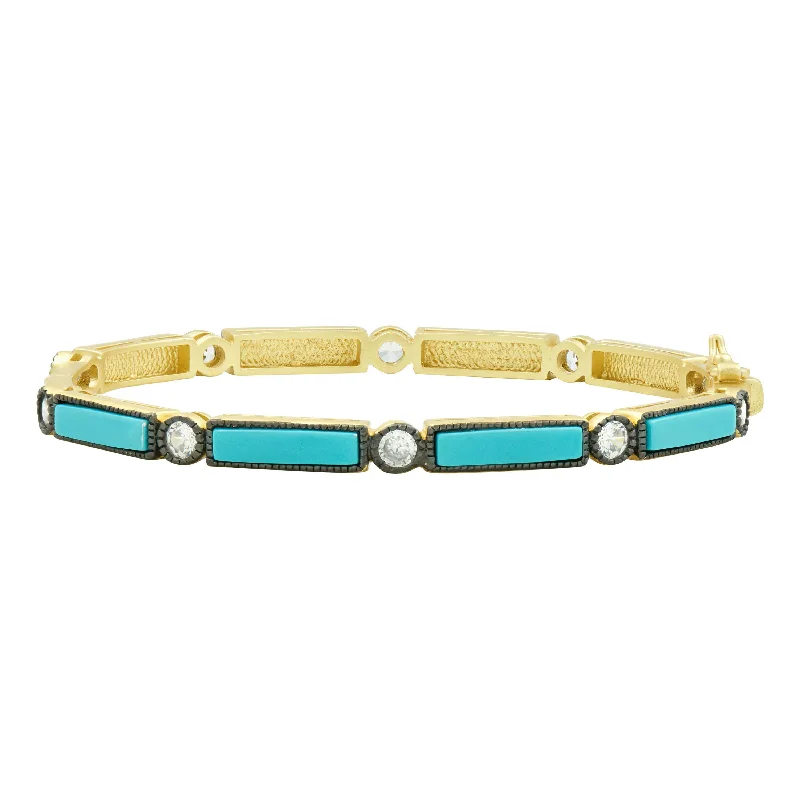 Baguette Bar Hinge Bangle