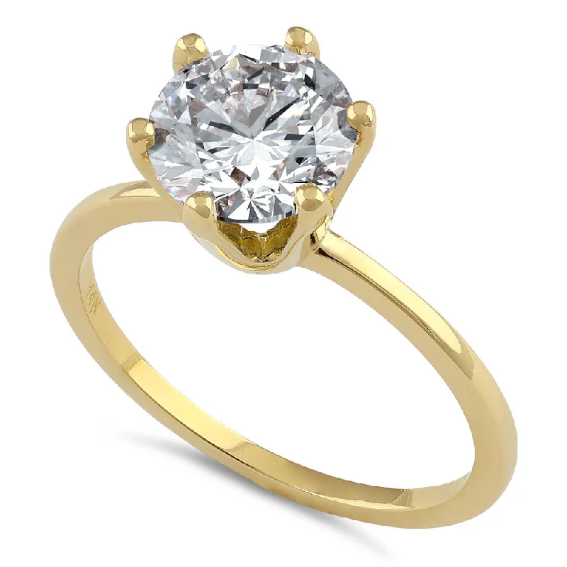 14K Gold 2.00 ct. Lab Grown Diamond Ring