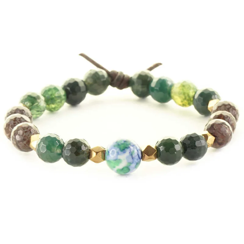 Home is Where the Military Sends Us Bracelet - Green | A Military Tribute Bracelet