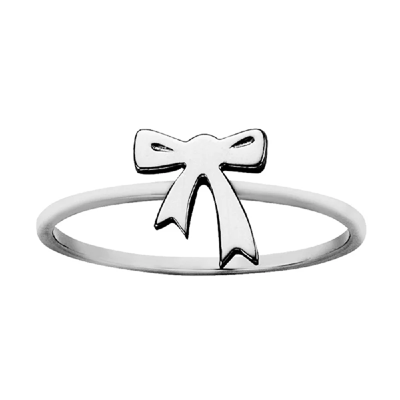 Karen Walker Mini Bow Ring - Sterling Silver