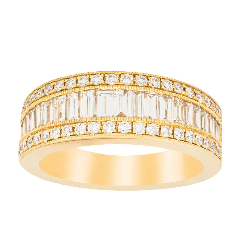 18ct Yellow Gold 1.29ct Diamond Imperial Ring