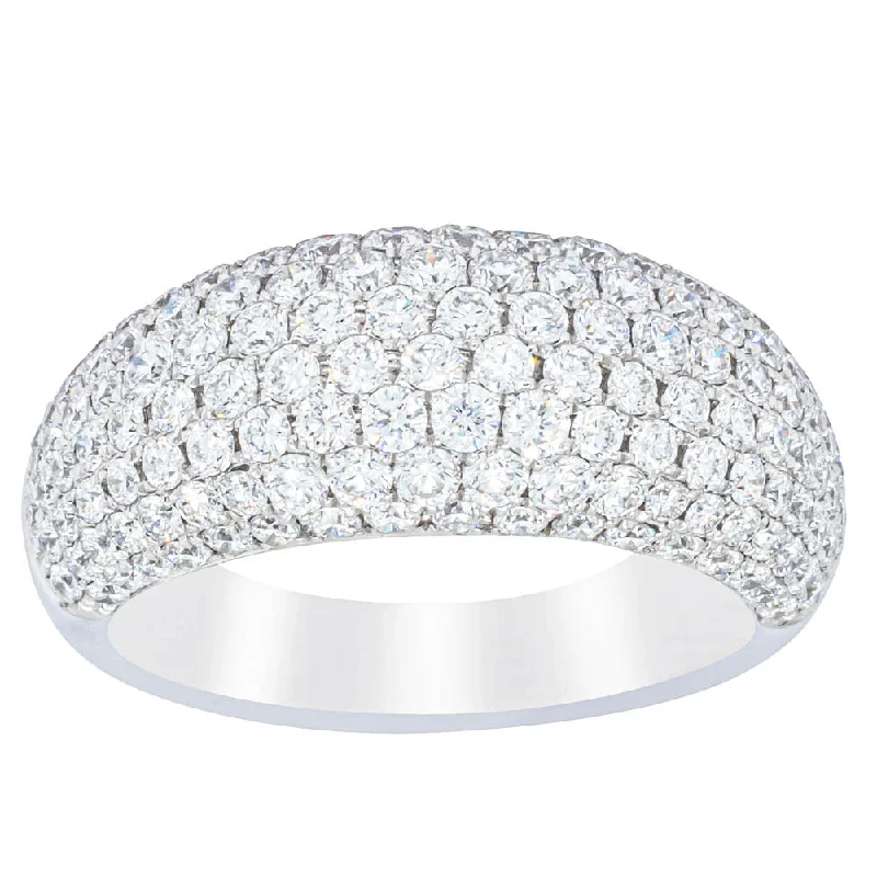 18ct White Gold 1.89ct Diamond Band