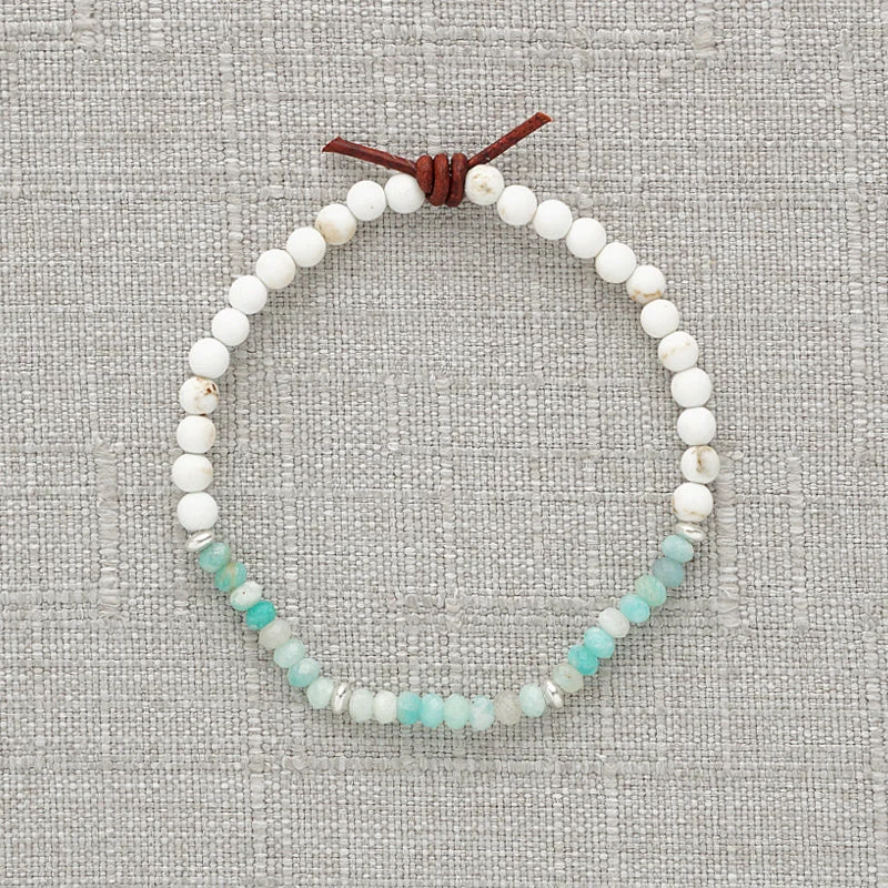 Dream Big Bracelet - Peru Amazonite | Tiny Stacker