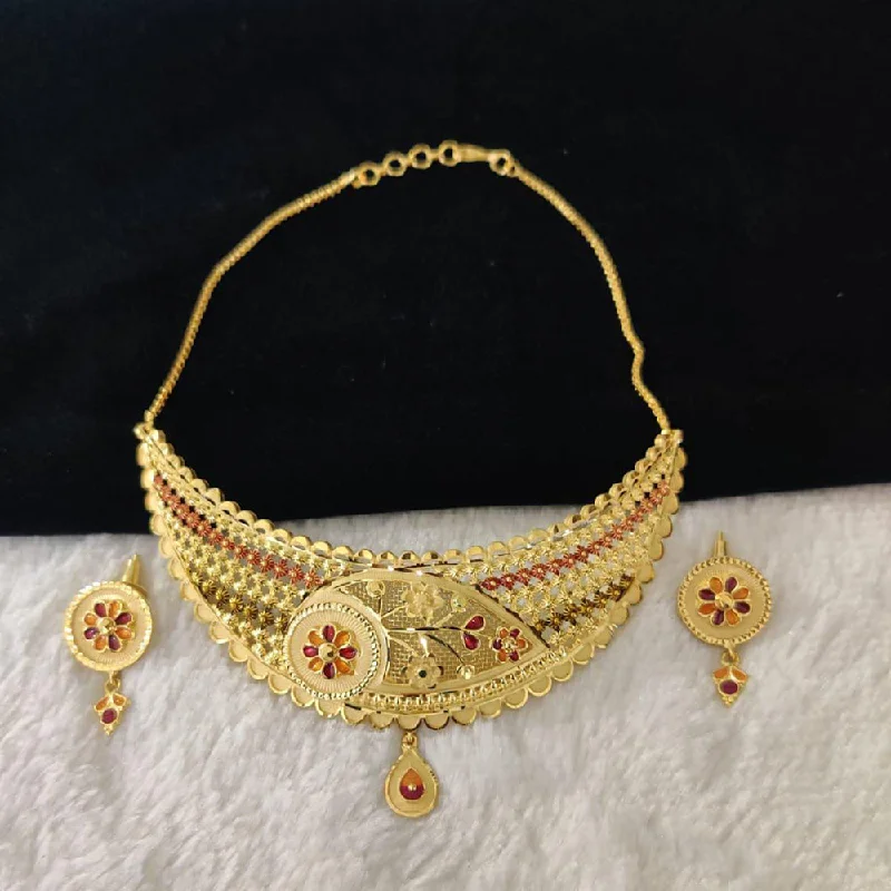 Pari Art Jewellery Forming Choker Necklace Set