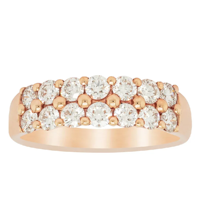 18ct Rose Gold 1.00ct Diamond Apollo Ring