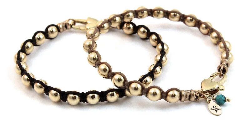 Mini Strand Bracelet in Gold