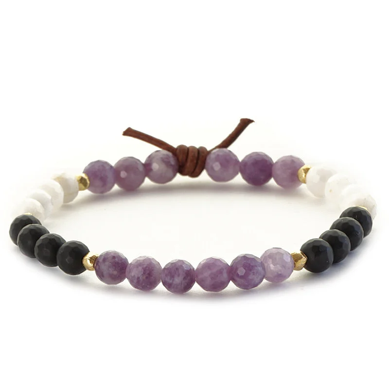 Until We Meet Again Bracelet - Lepidolite | A Bereavement Bracelet