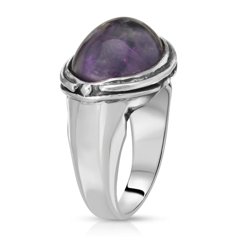 Amethyst Oval Ring